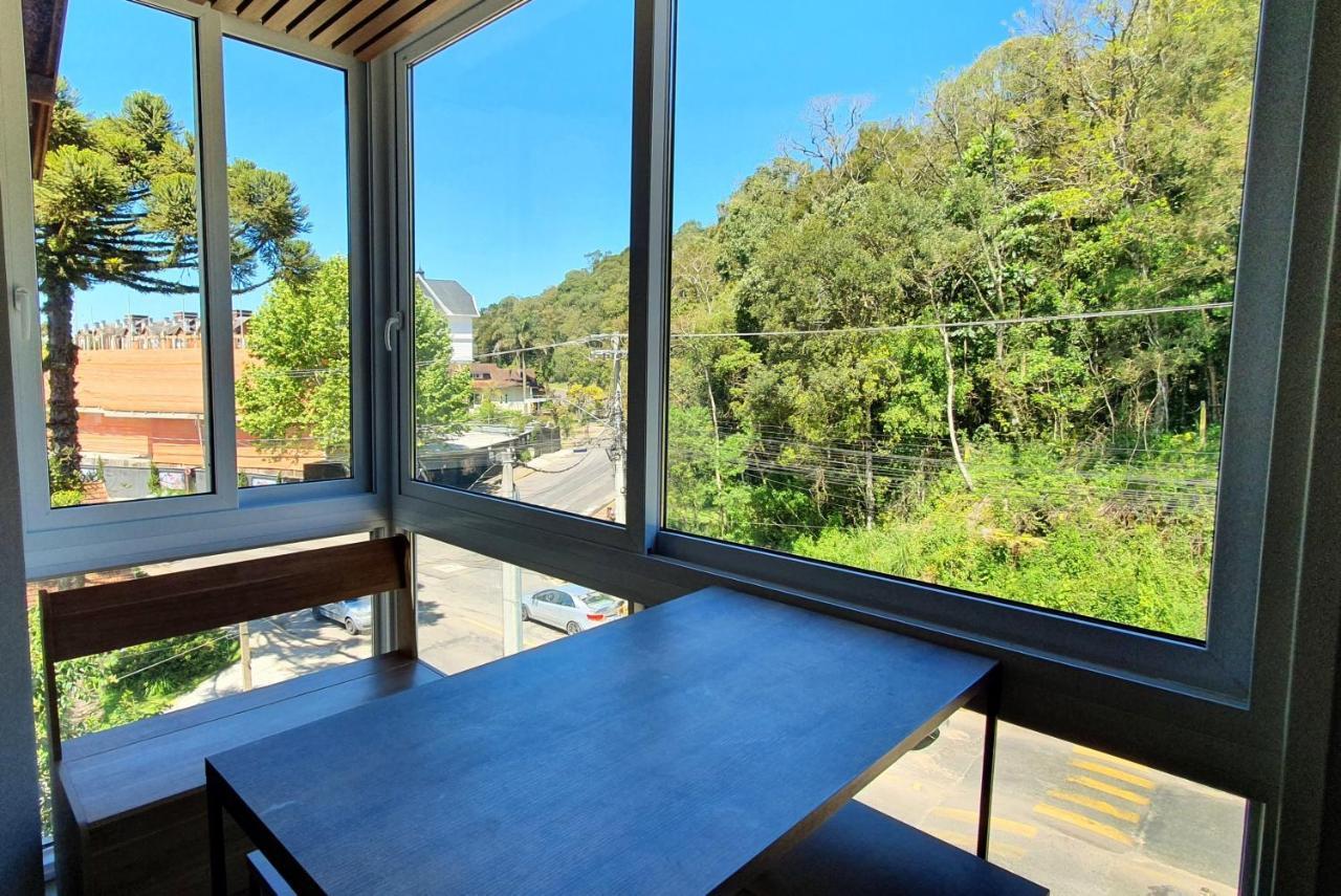 Apto Encantador Próximo ao Centro de Gramado Exterior foto